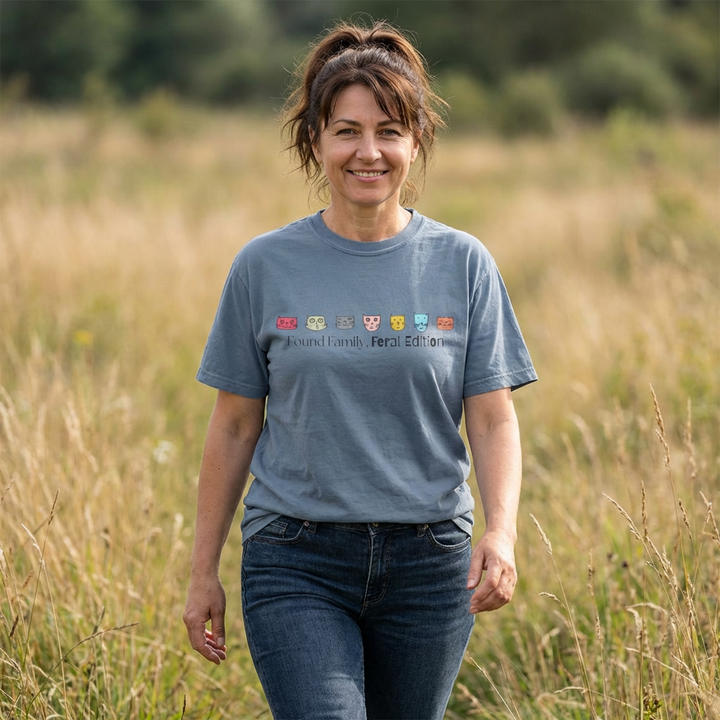 Found Family: Feral Edition — Coastal Cat Sanctuary T-Shirt